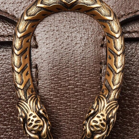 Gucci Brown Leather Mini Dionysus Shoulder Bag - Picture 5 of 11